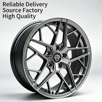Jantes monobloc personnalisées Flowtone Wheels 16 17 18 pouces 5x114.3 4x100 5x120 noires légères concaves pour voitures