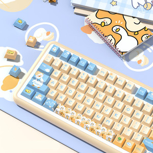 Teclas PBT XDA con diseño de pato, versión US/KR para teclados mecánicos DZ60/RK61/64/<span class=keywords><strong>GK61</strong></span>/68/75/84/980/104 - Product Image 5