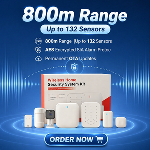 Dernier produit tendance 2026 LHD8100 Système d'alarme antivol 4G LTE IP WiFi <span class=keywords><strong>longue</strong></span> portée 800M 868MHz avec intégration caméra - Product Image 1