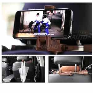 Auzan - Reposacabezas de Espuma Viscoelástica para Dormir en el Auto, Protector de Cabeza, Funda de Almohada de Cuero, Diseño con Soporte, Universal para las Cuatro Estaciones - Product Image 2