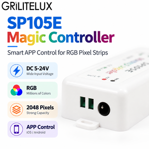 Control Remoto Compacto SP105E con Arquitectura de Control de Píxeles, DC5V-24V, 960/2048 Píxeles, Alcance de 20M, Garantía de 2 Años - Product Image 1