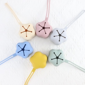 Silicone Material Baby Pacifier <strong>Dummy</strong> Holder <strong>Box</strong> With Pacifier Clip Portable Nipple Case - Product Image 4
