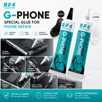 RF4 G-PHONE Mobiele Telefoon Reparatie Lijm Zwart Transparant Sterke Hechting Snelle Uitharding Antistatisch 60ML Telefoon Scherm Frame Achterkant Reparatie