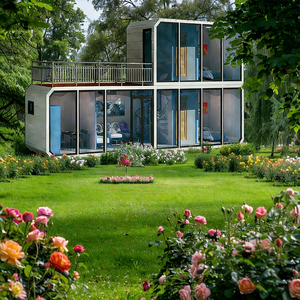 Casas Prefabricadas de 20/40 pies, Módulo Espacial Tipo Cápsula para Jardín, Cabaña Apple para Vivir y Trabajar - Product Image 6