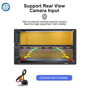 Máy Phát DVD Xe Hơi Đa Năng 7 Inch <span class=keywords><strong>2</strong></span> <span class=keywords><strong>Din</strong></span> Camera Dự Phòng Máy Nghe Nhạc MP3/MP4 Thiết Bị Đầu Đa Phương Tiện Radio Xe Hơi Âm Thanh Nổi 7018 - Product Image 3