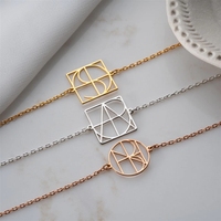 Pulsera de Cadena con Letras y Logotipo Personalizado de Acero Inoxidable con Certificación CE, Venta al Por Mayor de Fábrica