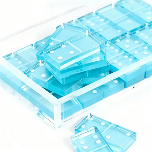 Juego de Dominó de Acrílico Personalizable para Diversión Familiar y Juego Educativo - Product Image 6