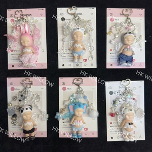 Llavero Sonny Angel, versión animal, serie 1, llavero con ropa, vestidos, pantalones, correas para teléfono móvil, venta al por mayor - Product Image 1