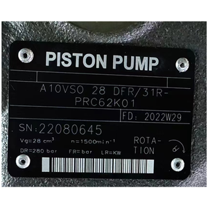 ปั๊มไฮดรอลิกแบบลูกสูบ A10VSO28DFR/31R-PRC62K01 31L  A10VSO 28 DR /31R-PPA12N00 A10VSO28DR/31R-PSC12KD1 - Product Image 3