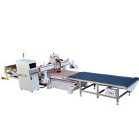 Solución de anidación 3D Atc, enrutador Cnc, sistema de carga y descarga automática para armario de muebles