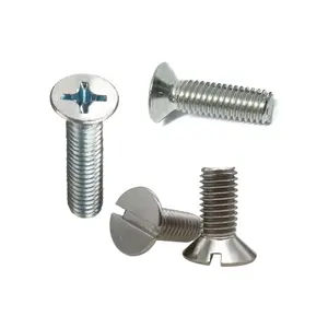Best Selling Products 316 304,Stainless Steel Din7991 Countersunk Flat Head Hex M2 M3 M4 Small Screw Machine Screws/