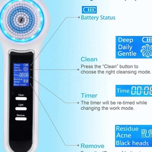2024 nuevo producto eléctrico cuidado facial removedor <span class=keywords><strong>de</strong></span> espinillas máquina aspiradora <span class=keywords><strong>de</strong></span> poros limpieza profunda cepillo <span class=keywords><strong>de</strong></span> limpieza Facial - Product Image 2