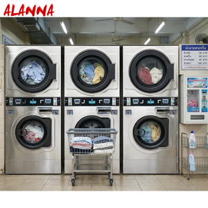 Lavadora Comercial <span class=keywords><strong>de</strong></span> <span class=keywords><strong>Autoservicio</strong></span> Automática Operada con Monedas con Secadora para Lavandería - Product Image 3