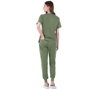 <span class=keywords><strong>ชุด</strong></span>ยูนิฟอร์มสครับส์สีเขียว <span class=keywords><strong>ชุด</strong></span>สครับส์ทางการแพทย์หลากสี ขายส่ง <span class=keywords><strong>ชุด</strong></span>สครับส์สำหรับบุรุษและสตรี <span class=keywords><strong>ชุด</strong></span>ยูนิฟอร์มแพทย์และพยาบาลโรง<span class=keywords><strong>พยาบาล</strong></span> - Product Image 4