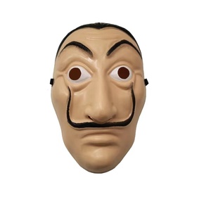 <span class=keywords><strong>Halloween</strong></span> Dali masque cosplay <span class=keywords><strong>horreur</strong></span> PVC masque carnaval adulte costume performance accessoires - Product Image 1