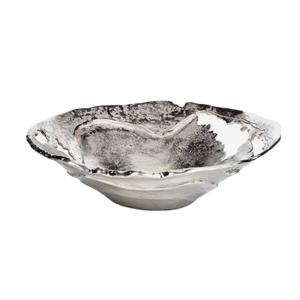 Customized Shape <b>Silver</b> Finished <b>Bowl</b> Caterers and Canteens Wedding Party Food Server <b>Bowl</b> Supplier & Manufacturer by India - Product Image 1