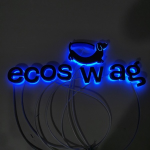 Biển Hiệu Chữ 3d Ngoài Trời Biển Hiệu Cửa Hàng Đèn Led Biển Hiệu Điện Tử Kỹ Thuật Số Đèn Nền RGB Xây Dựng - Product Image 5