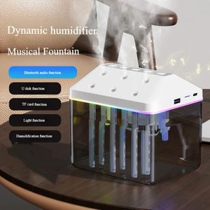 Vente en gros Humidificateur d'aromathérapie grande capacité Humidificateur domestique Brouillard Eau Air Musique <span class=keywords><strong>Spray</strong></span> Haut-parleur BT - Product Image 5