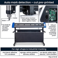 Plotter de Corte de Vinilo AB-1350 de 58 Pulgadas Directo de Fábrica con Alimentación Automática y Corte Automático por Subsecciones para Adhesivos Gráficos Grandes