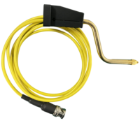 Cable de Sonda Triaxial, Cable de Prueba Triaxial de Alta Protección con Clip Kelvin de 4 mm, Bajo Ruido 100FA