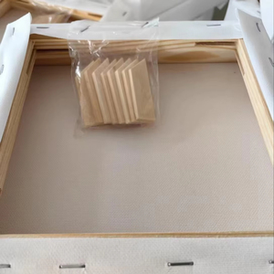 Livraison gratuite cadre en bois de pin 100% coton toile tendue écologique impression UV cadre photo grande taille - Product Image 1