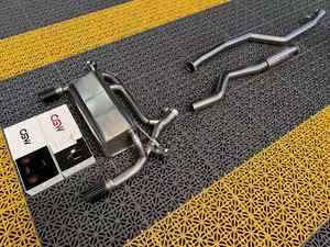 Высокопроизводительные высококачественные глушители из нержавеющей стали CGW выхлопные трубы для BMW F36 440i с наконечниками из углеродного волокна - Product Image 2