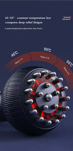 Alat pengikis elektrik pengeruk kesehatan, sikat meridian instrumen pemanas tekanan negatif pijat Gua Sha - Product Image 6