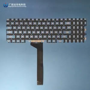 OEM Factory PET Membrane Switch Custom Keyboard Membrane For Backlight Keyboard