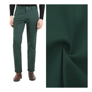 Factory direct sale trousers fabric cargo pants suit pants fabric free sample polyester plain gabardine fabric