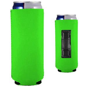 <b>Magnetic</b> Slim Can Cooler Sleeves Soda Can Covers Neoprene Drink Holder Insulator Sleeve Collapsible Can Coolers for Parties - Product Image 1