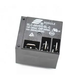 Hot Selling Power Relais SLC-05VDC-SL-C 5V 30a T91 Hf2100 5pin Dip Relais