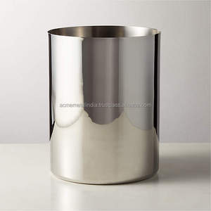 Cubo de Basura de Acero Inoxidable BestBuy, Color Dorado Latón, Niquelado, para Baño, Cocina, Restaurante, Bar, Oficina, Escritorio - Product Image 2