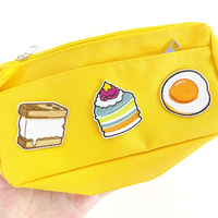 Parches Termoadhesivos de Comida Adorables al por Mayor, Parches de Diseño Personalizado, Insignias de Chenilla Autoadhesivas, Parches Bordados, Suministros DIY para Mini Sombreros y Bolsos