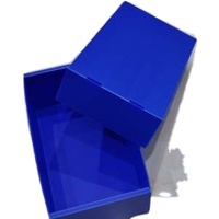 PP ondulé boîte corflute en plastique creux polypropylène feuille de carton conteneur Coroplast boîte de rangement