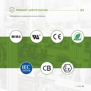 Pile cylindrique Li-MnO2 2/3A CR123A 3V 1600mAh pour compteur, dispositif médical, dispositif de suivi domestique, horloges et électronique - Product Image 6