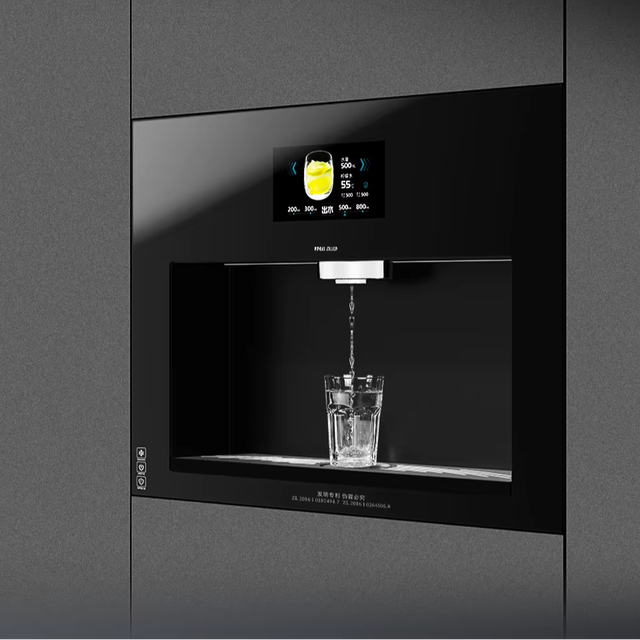 Commercial Use Stainless Steel Automatic Water Dispenser 3-Second Instant Heating 8-Minute Ice Making Embedded Hot/Cold Features
