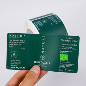 Tùy chỉnh in dính không thấm nước Vinyl Nhãn dán nhãn bền rõ ràng dược chai bao bì nhãn dầu-proof Eye Drop y học - Product Image 6