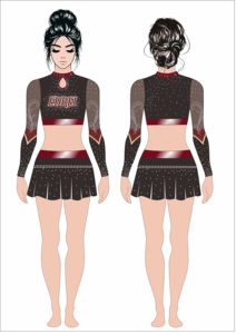 Uniforme <span class=keywords><strong>de</strong></span> porristas Allstar Elite personalizado para <span class=keywords><strong>niñas</strong></span>, traje <span class=keywords><strong>de</strong></span> animación con sublimación <span class=keywords><strong>de</strong></span> diamantes <span class=keywords><strong>de</strong></span> imitación brillantes, ropa <span class=keywords><strong>de</strong></span> actuación, trajes <span class=keywords><strong>de</strong></span> baile - Product Image 3