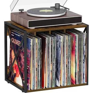 Factory Vintage Wooden Large Capacity Music Album <strong>Storage</strong> Rack Bedroom Living Room Store <strong>CD</strong> Book File <strong>Shelf</strong> - Product Image 4