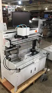 สภาพใหม่เครื่องติดแผ่นเฟล็กโซหลากสีอัตโนมัติฉลากถุงกระดาษและเครื่องพิมพ์บัตรพร้อมส่วนประกอบ PLC