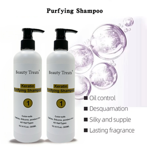 Shampooing antipelliculaire à la kératine végétalienne biologique Réparation douce Nourrissant Nettoyage en profondeur Lissage du <span class=keywords><strong>cuir</strong></span> <span class=keywords><strong>chevelu</strong></span> Riche en huile de noix de coco végétale - Product Image 2