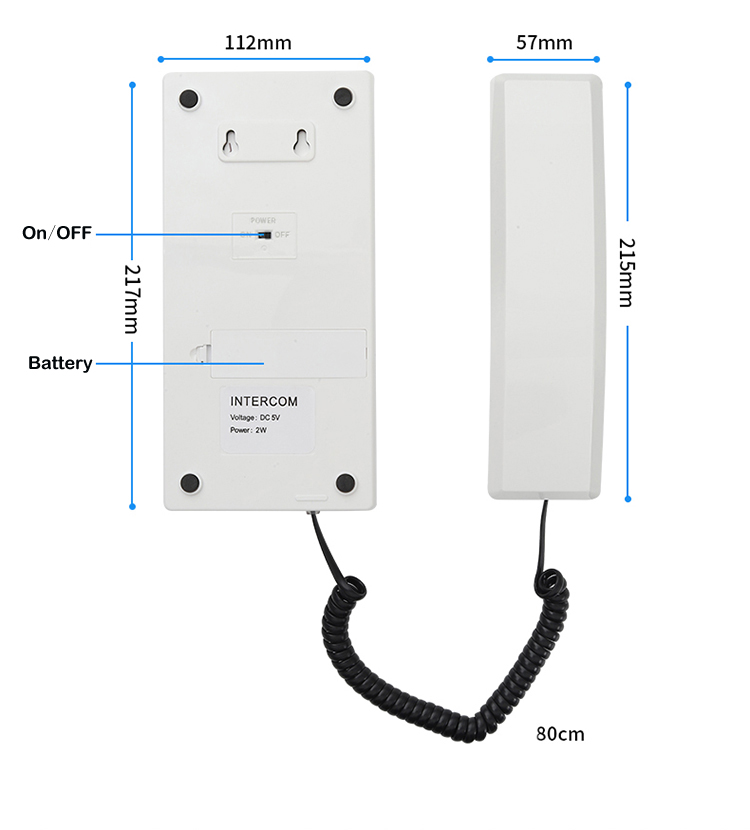 intercom system one way multi channel