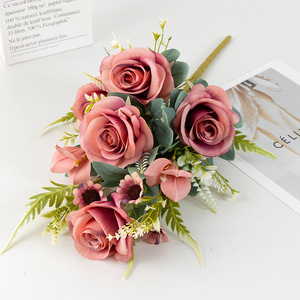 Ramos de rosas holandesas artificiales-Elegancia atemporal para la decoración del hogar y eventos - Product Image 5