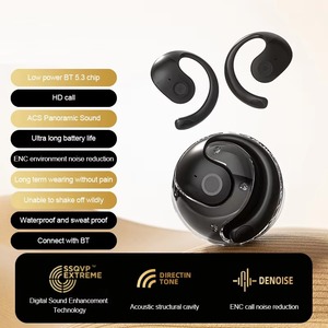 Audífonos Intrauditivos Inalámbricos Mini TWS BY01 OWS con Indicador LED de Batería, Chipset JL, Cancelación de Ruido para Deportes, Juegos y Audiófilos - Product Image 2