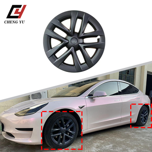 Enjoliveurs de roue de haute qualité, enjoliveurs de roue de 18 pouces, enjoliveurs à clipser, ensemble de remplacement de 4 enjoliveurs, accessoires de voiture pour Tesla Model 3 - Product Image 4
