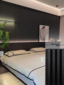 Panel de <span class=keywords><strong>Pared</strong></span> Cóncavo-Convexo de Fibra de Madera y PVC para Techo de Balcón - Product Image 4