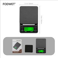 Timbangan Kopi Digital ChangXie OEM 2024 AAA Battery Mini Small Acaia Drip Pocket 5kg 0.1g 3kg 0.1g dengan Fitur Waktu