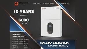 <span class=keywords><strong>Batteria</strong></span> al Litio LiFePO4 Ginza 51.2V 220Ah 10kWh da Parete, 10000 Cicli, Celle A+, Garanzia 5/10 Anni, Sicura e Affidabile - Product Image 2