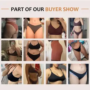 P0014 # özelleştirmek lazer kesim bayanlar Bikini külot buz ipek dikişsiz külot dalga kesim Bragas Sin Costuras kadin külot