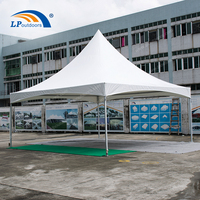 Carpa cruzada de cable de pico alto con marco de aluminio de 15x15 ',20x20',20x40 'para eventos de fiesta de boda al aire libre
